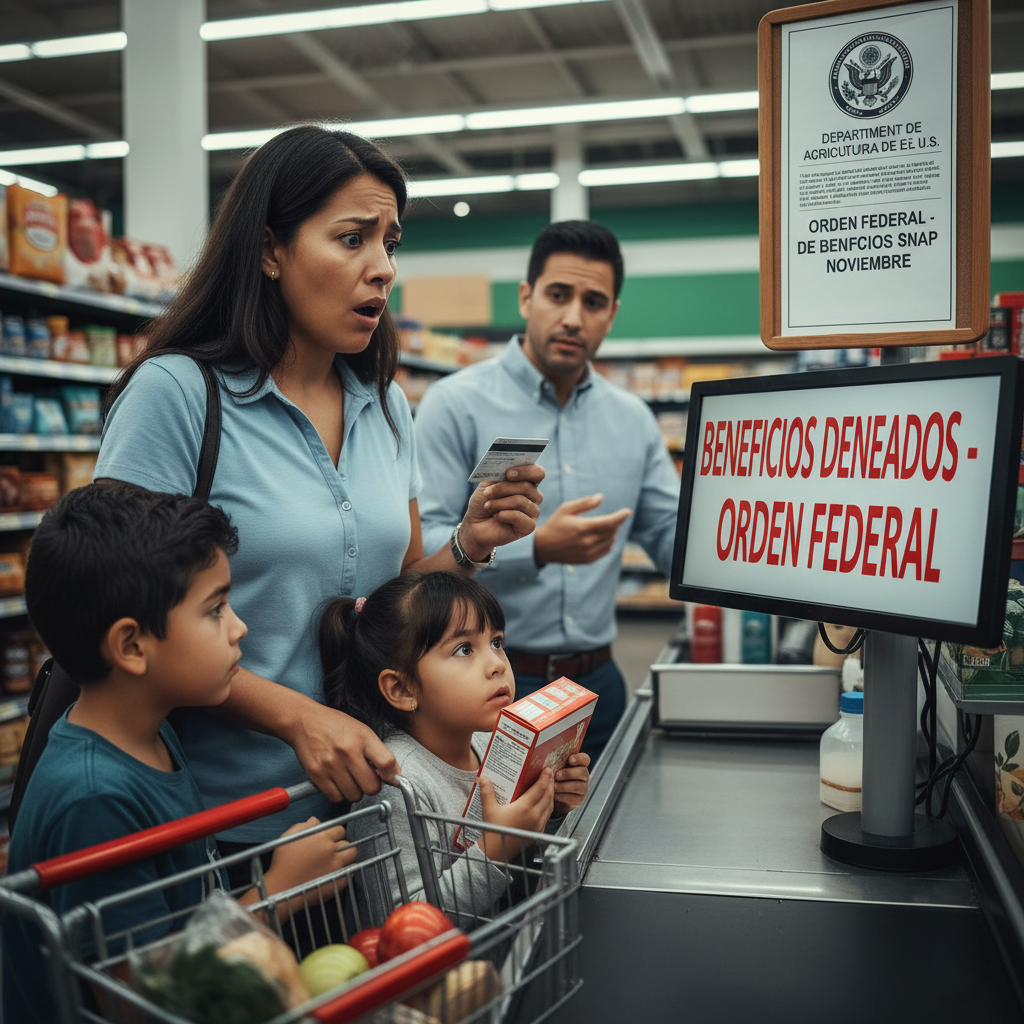 Orden Federal Crea Caos para Familias: La Casa Blanca Ordena a los Estados Detener los Beneficios de SNAP